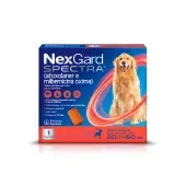NexGard Spectra Antipulgas e Vermífugo Cães 30,1kg a 60kg